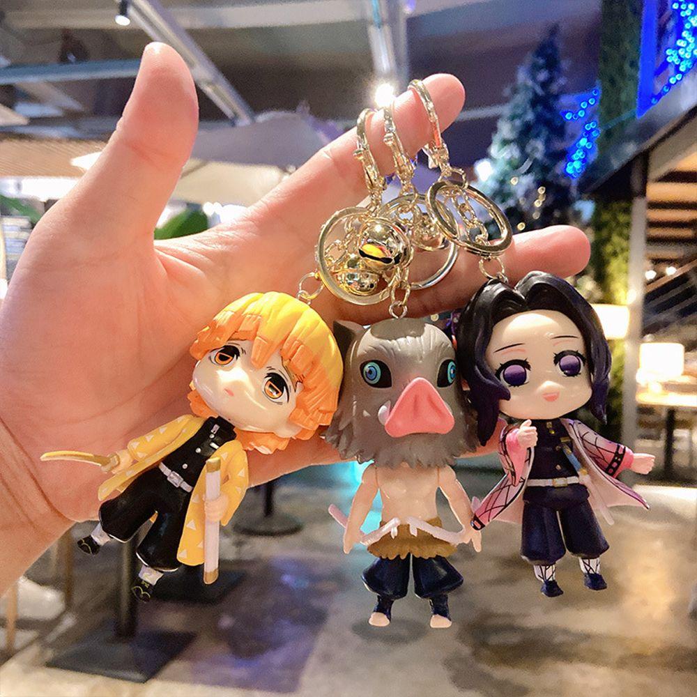[COD] Móc Khóa Hình Nhân Vật Anime Demon Slayer Thời Trang Chất Lượng Cao Làm Quà Tặng Đồ Chơi Xe Hơi / Túi Trang Trí Đồ Chơi DIY