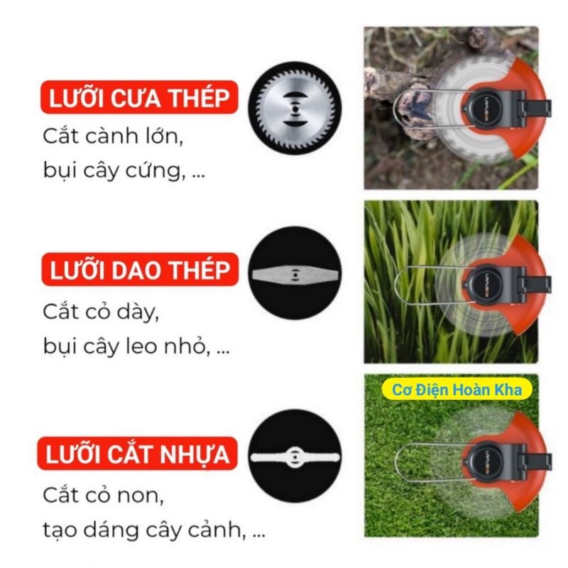 máy cắt cỏ ,tỉa cành cây cầm tay chạy pinLAPUSEN nhập khẩu từ đức