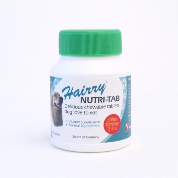 Viên Bổ Sung Vitamin Khoáng Chất Cùng Với Omega 3 &amp; 6 Cho Chó Hairry Nutri Tab Hộp 30 Viên