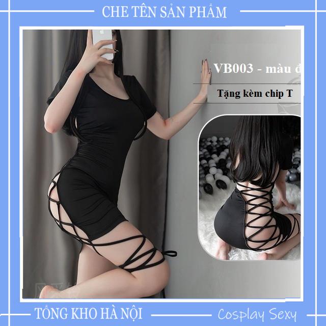 Bộ Đồ Ngủ Sexy Cut Out Gợi Cảm - Váy Đầm Ngủ Body Sexy Freesize Co Giãn Hở Lưng Buộc Dây - VB003  TKVN | BigBuy360 - bigbuy360.vn