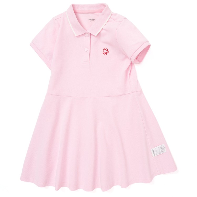 (3-7 tuổi) Váy polo bé gái hãng BALABLA 201221111027 màu trắng, hồng, xanh