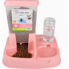 Bát tự động  chó mèo 02 in 01