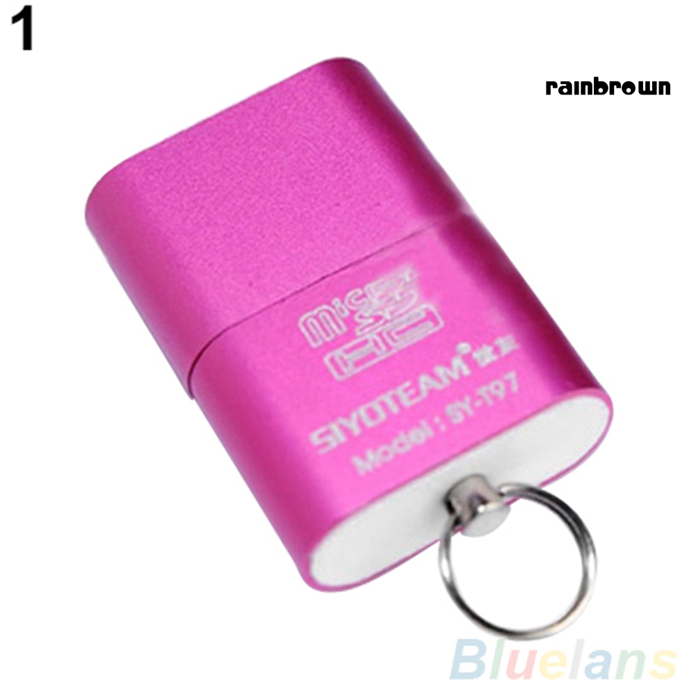 Portable Mini USB 2.0 Micro SD TF T-Flash Memory Flash Drive Adapter Card Reader /RXDN/