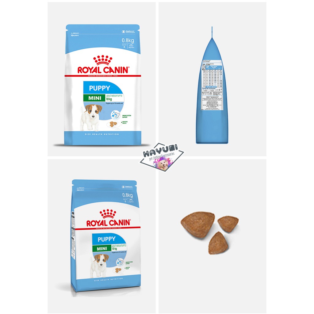 [TÚI 0.8KG] HẠT KHÔ ROYALCANIN MINI PUPPY - DÀNH CHO CHÓ GIỐNG NHỎ - TỪ 2-10 THÁNG TUỔI