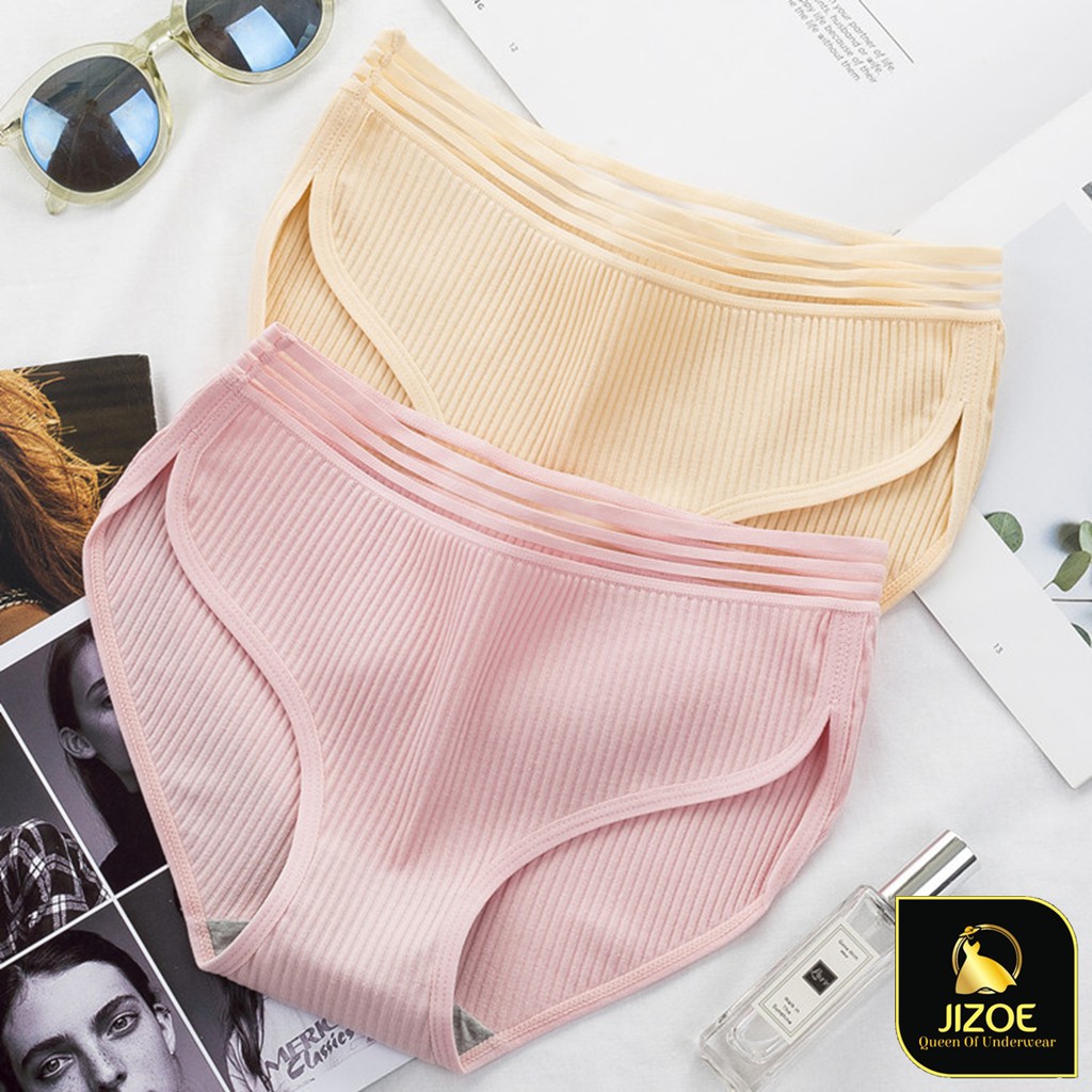 Quần lót nữ dễ thương cotton tăm trẻ thông hơi QLT02 | BigBuy360 - bigbuy360.vn