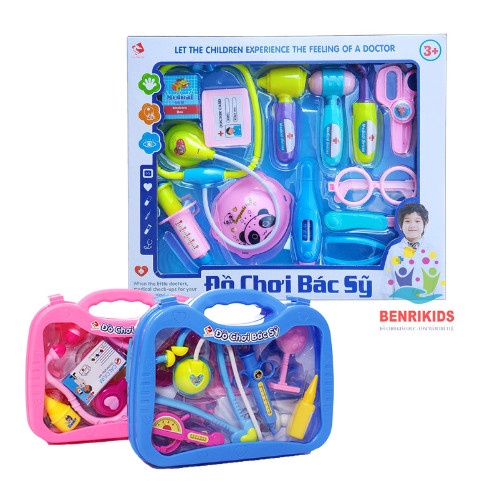 Đồ Chơi Hướng Nghiệp - Bộ Đồ Chơi Vali Bác Sĩ Cho Bé Tập Làm Bác Sĩ
