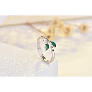 Nhẫn Cỏ Xanh May Mắn