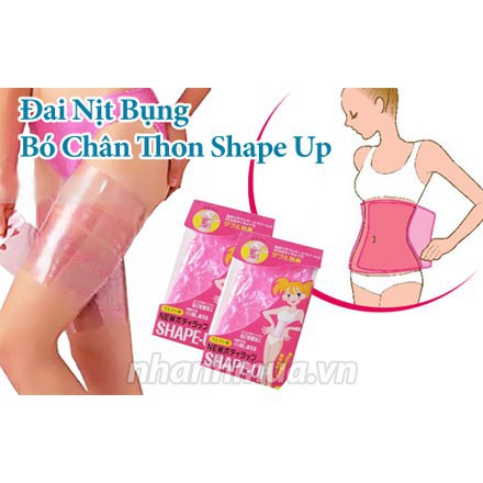 ✔ Đai Nịt Bụng Bó Chân Thon