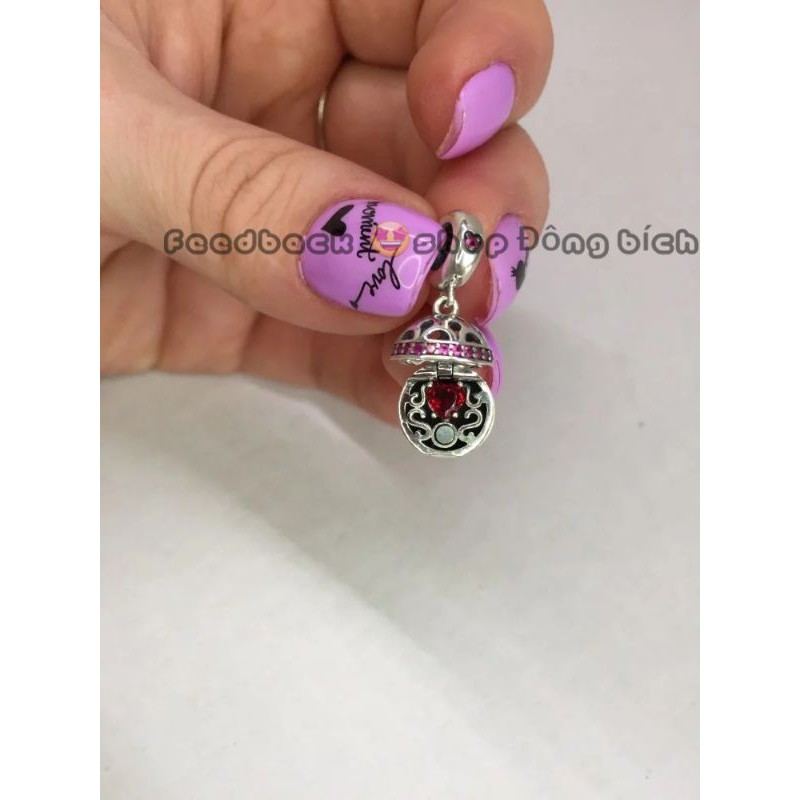 Charm treo quả cầu bạc s925 (vừa tất cả các vòng tay)