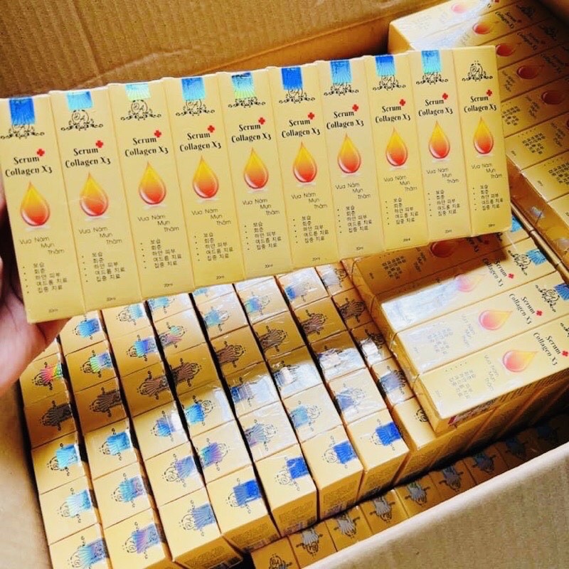 Serum Collagen X3 xóa thâm nám căng bóng da Mỹ Phẩm Đông Anh Cty Chính Hãng