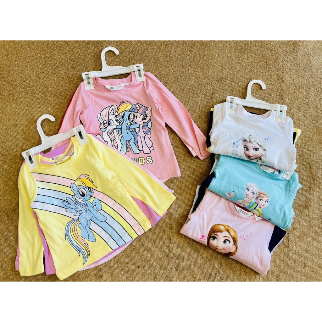 Áo thun dài tay HM cho bé gái