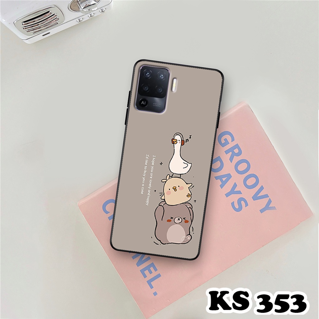 Ốp lưng Oppo A94 - Oppo A94 5G - Ốp in hình Cat&amp;Bear đáng yêu - Chất liệu TPU siêu bền
