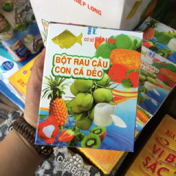 BỘT RAU CÂU CON CÁ DẺO HIỆP LONG