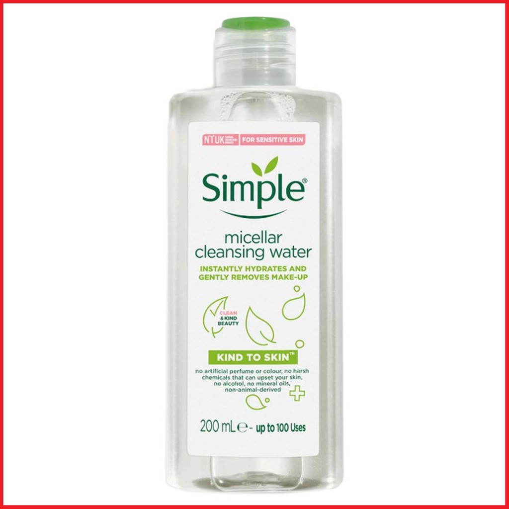 Nước Tẩy Trang Simple Micellar Cleansing Water 200ml | BigBuy360 - bigbuy360.vn