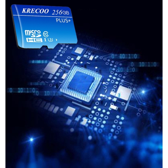 Thẻ Nhớ KRECOO Micro SD 256GB Tốc Độ Đọc 100MB / S Ultra Microsd SD HC Class 10 TF