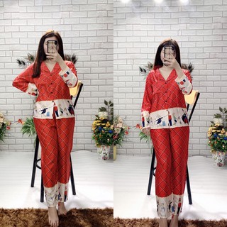 Đồ ngủ pijama nữ lụa satin thời trang,mát mịn