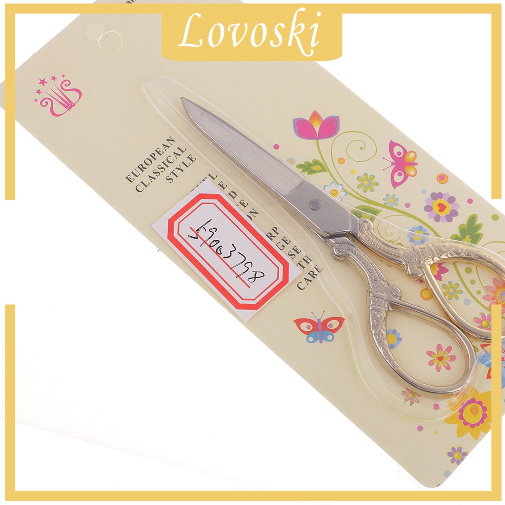 Kéo Inox Mạ Vàng Chuyên Dụng Cho Thợ May DIY