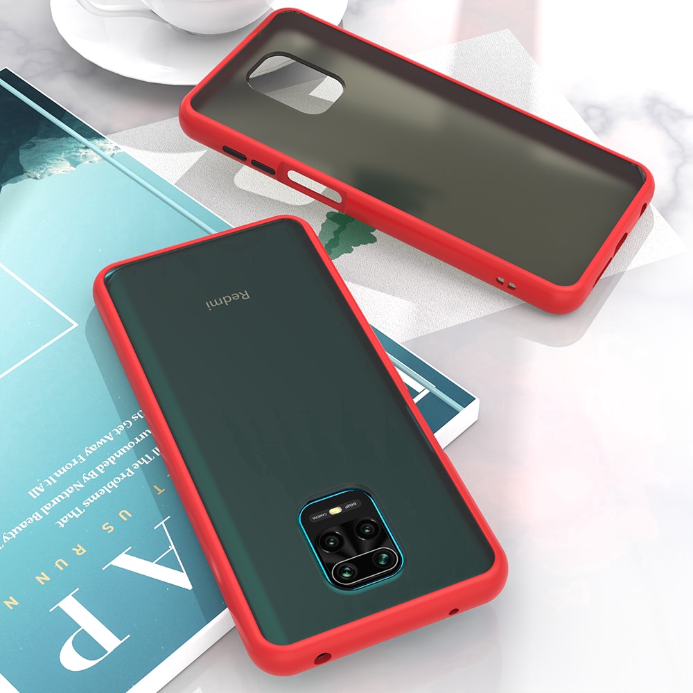 Ốp điện thoại silicon nhám chống sốc chống bám vân tay cho Xiaomi Redmi Note 9 Pro MAX 9S
