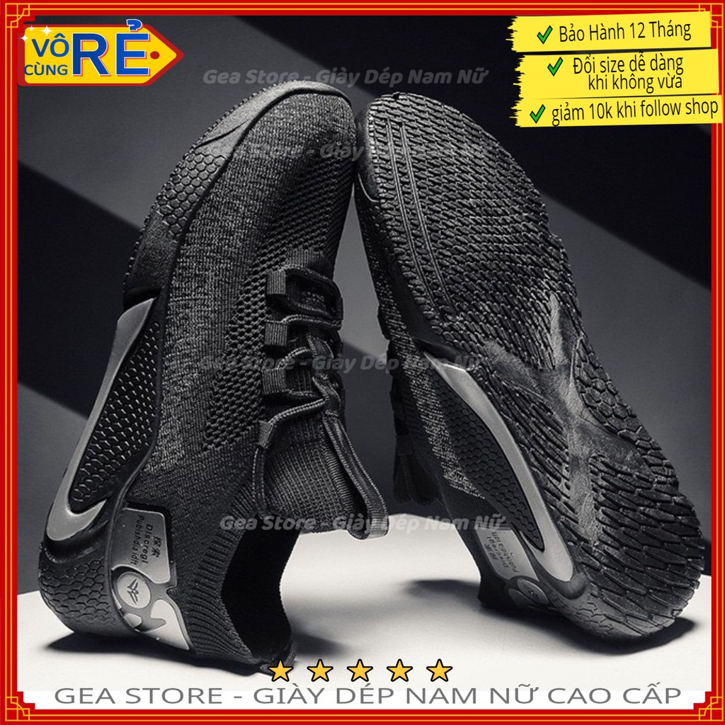 Giày thể thao nam móc xám, vàng Tahugon siêu êm - Giày sneaker nam kiểu dáng sport, tập gym cao cấp  - Mã THGTT04 | BigBuy360 - bigbuy360.vn