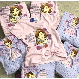 Set 2 áo cộc tay hình công chúa sofia (khác màu) Disney dư xịn cho bé gái