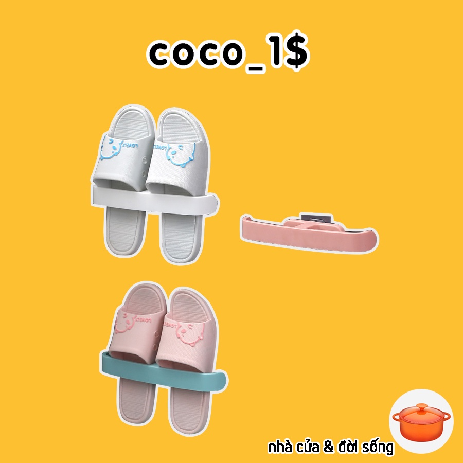 [COCO1$] Kệ treo giày dép gắn tường giá treo giày tiết kiệm không gian trong nhà tắm phòng treo sau cửa CC09SP059