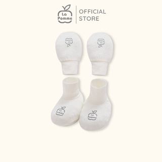 La Pomme phụ kiện mũ, bao tay bao chân sơ sinh Tiger Cub(CTV)
