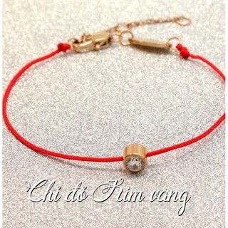Vòng tay chỉ đỏ kim vàng