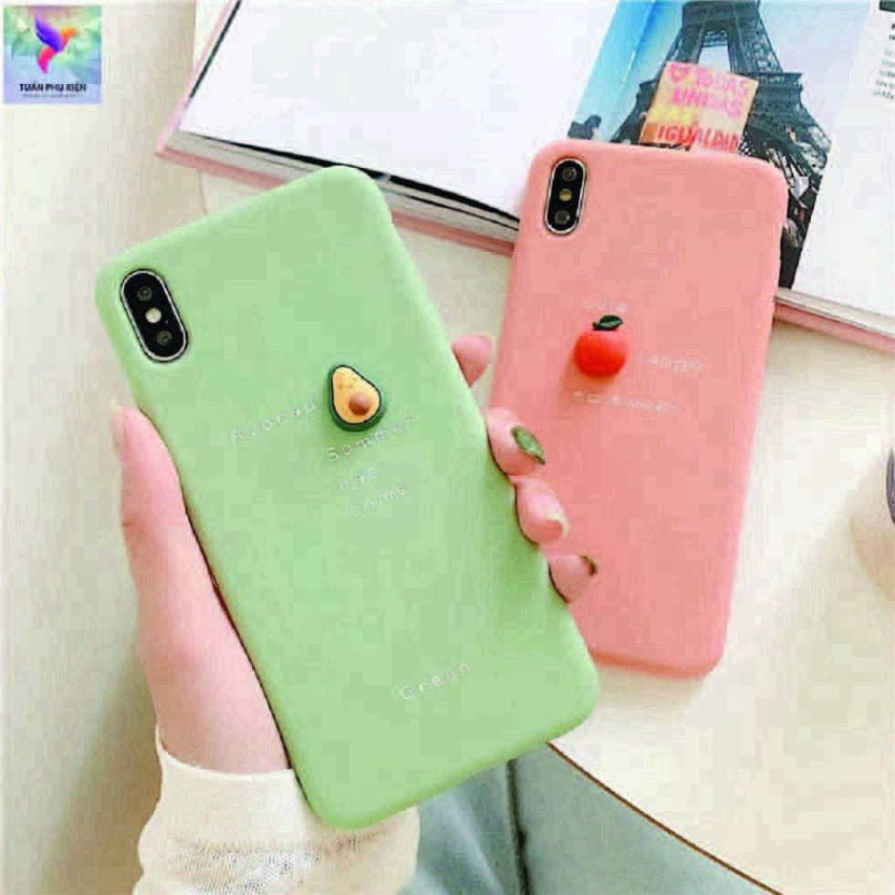 Ốp Lưng Iphone ⚡ Combo 3 Ốp Lưng Điện Thoại Iphone Trái Cây Tí Hon 55K ⚡ Full Size Từ Iphone 6 - 11 Promax - Tuấn Case 7