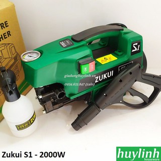 Máy rửa xe tự hút Zukui S1 - 2000W - Osaka 2000W - Tặng bình phun xà bông thumbnail