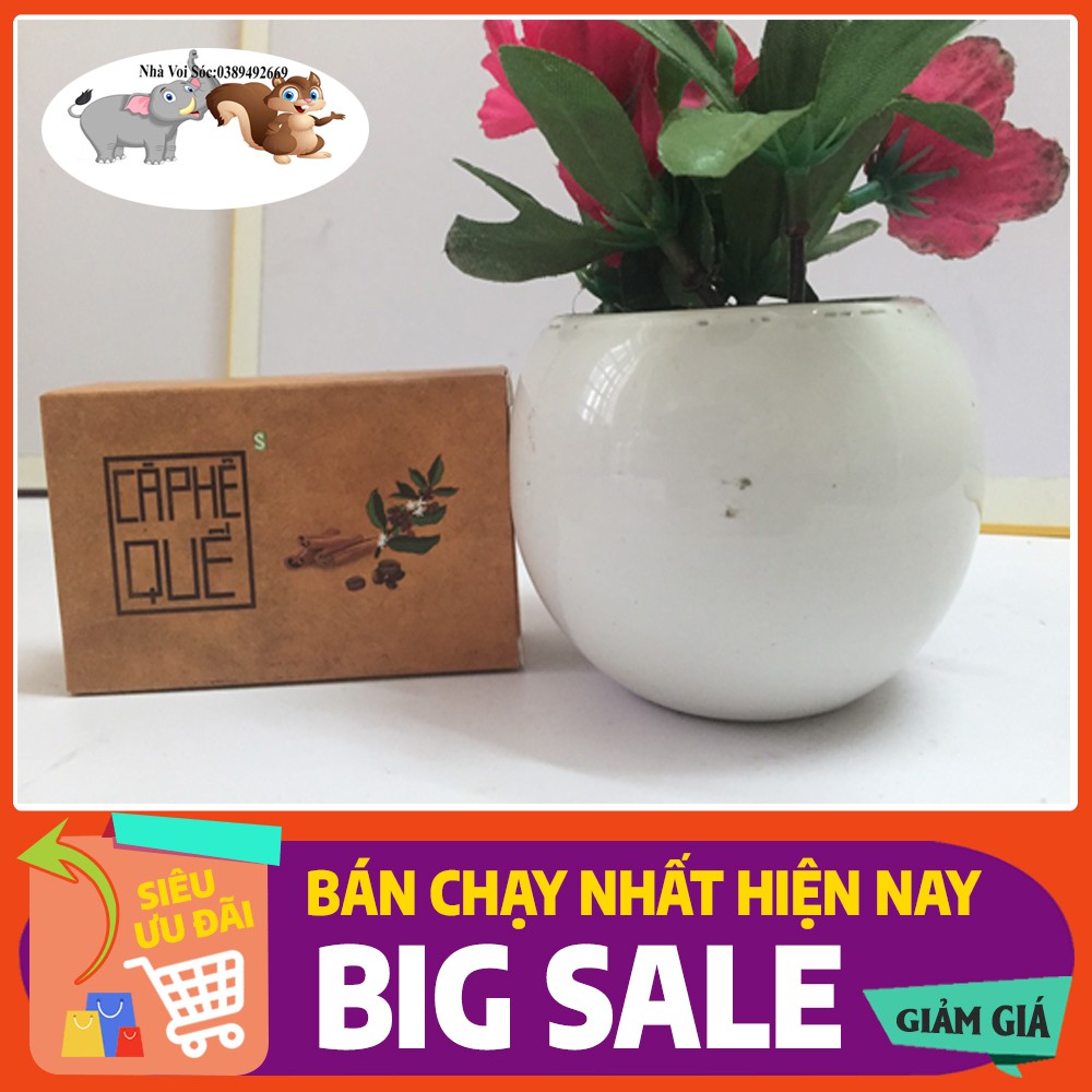 [Chính hãng] Xà Phòng Xà Bông Hương Cafe Quế Tẩy Da Chết, Làm Sạch Da, Sát Khuẩn, Giữ Ấm Cơ Thể Phòng Cảm Cúm (100gr)