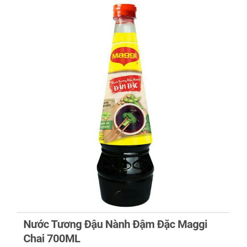 Nước tương đậu nành đậm đặc Maggi chai 700ml