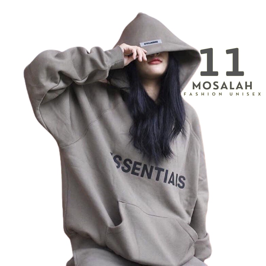 Áo hoodie Essentials nam nữ nỉ bông form rộng cao cấp. mo1 | BigBuy360 - bigbuy360.vn