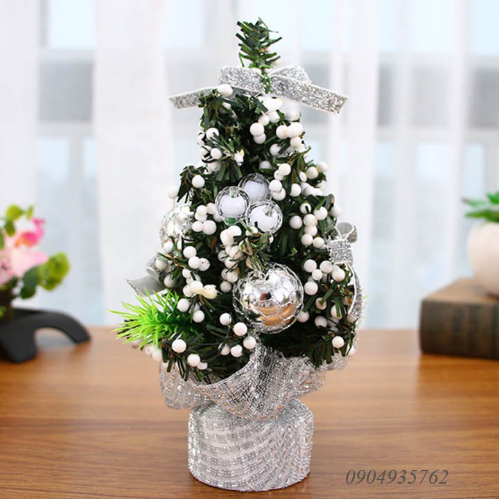 Cây thông noel mini để bàn