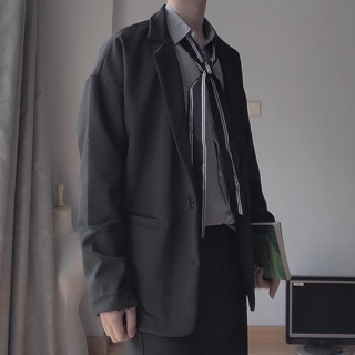 [CÓ SẴN - ẢNH THẬT] Áo vest nam đen trơn dáng rộng unisex phong cách ulzzang Hàn Quốc