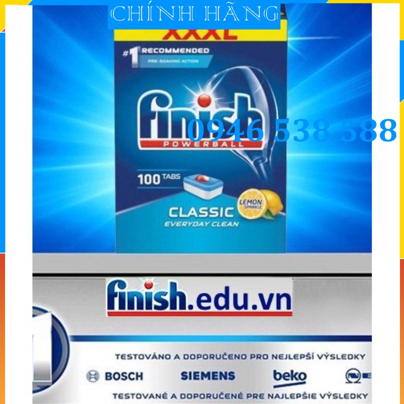 Viên rửa bát finish quantum ultimate 100 viên dùng cho máy rửa bát - ảnh sản phẩm 2