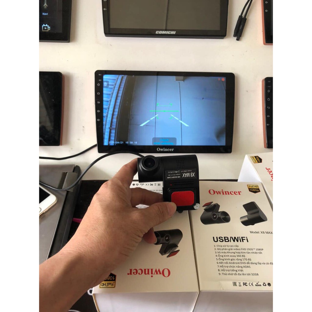 Camera hành trình tích hợp màn Android/Wifi/GPS/ADAS Owincer X8 Max siêu nét | BigBuy360 - bigbuy360.vn