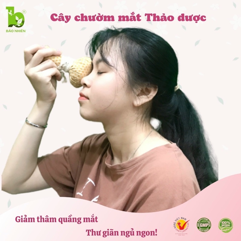 Cây Muối chườm mắt Thảo Dược 100gr Sasi Mama - Giảm thâm quầng mắt , Thư giãn Bảo Nhiên