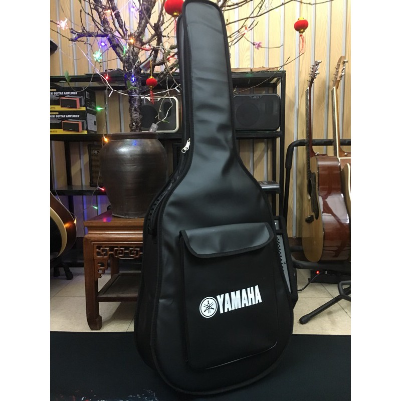Bao da guitar chống thấm Yamaha có túi đựng đồ và chống va đập(ảnh thật phía sau)