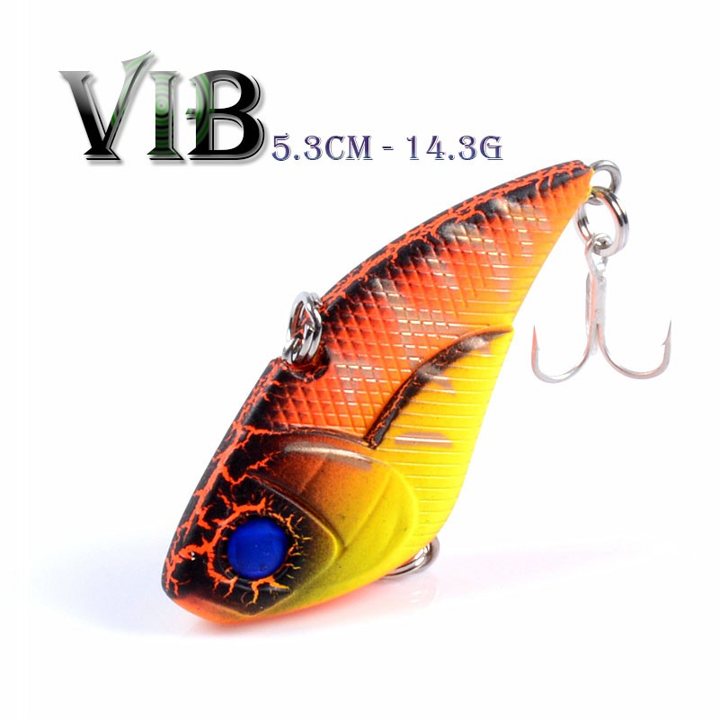 Mồi câu cá giả câu lure VIB 5.3cm 14.3g câu lure câu cá lóc, trê, nheo