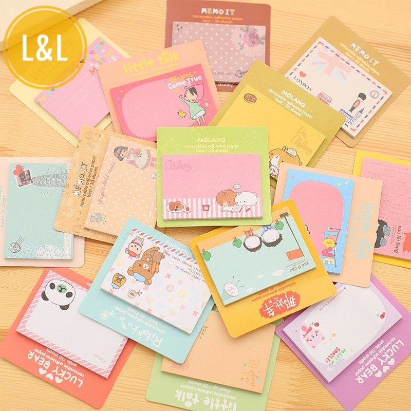 [VPPĐỒNG GIÁ 5K]Giấy note sticky dễ thương 7,5x5cm