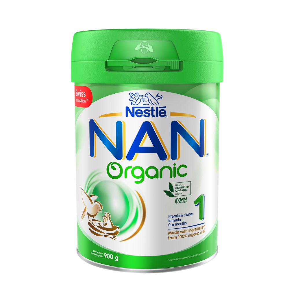 Sữa Bột Nestle NAN ORGANIC Số 1 - Hộp 900gr