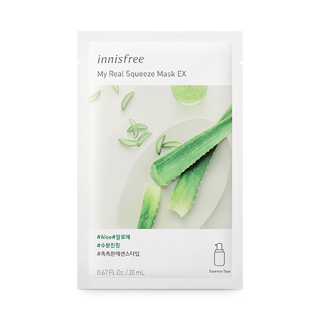 mặt nạ giấy Innisfree It's Real Squeeze Mask