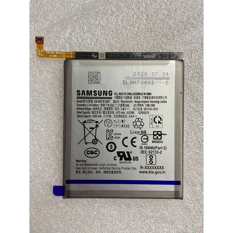 Pin Samsung S20FE,EB-BG781 ZIN Chính Hãng bảo hành 6 tháng.