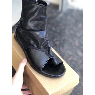 Boots - Bốt thời trang xỏ ngón đế bằng