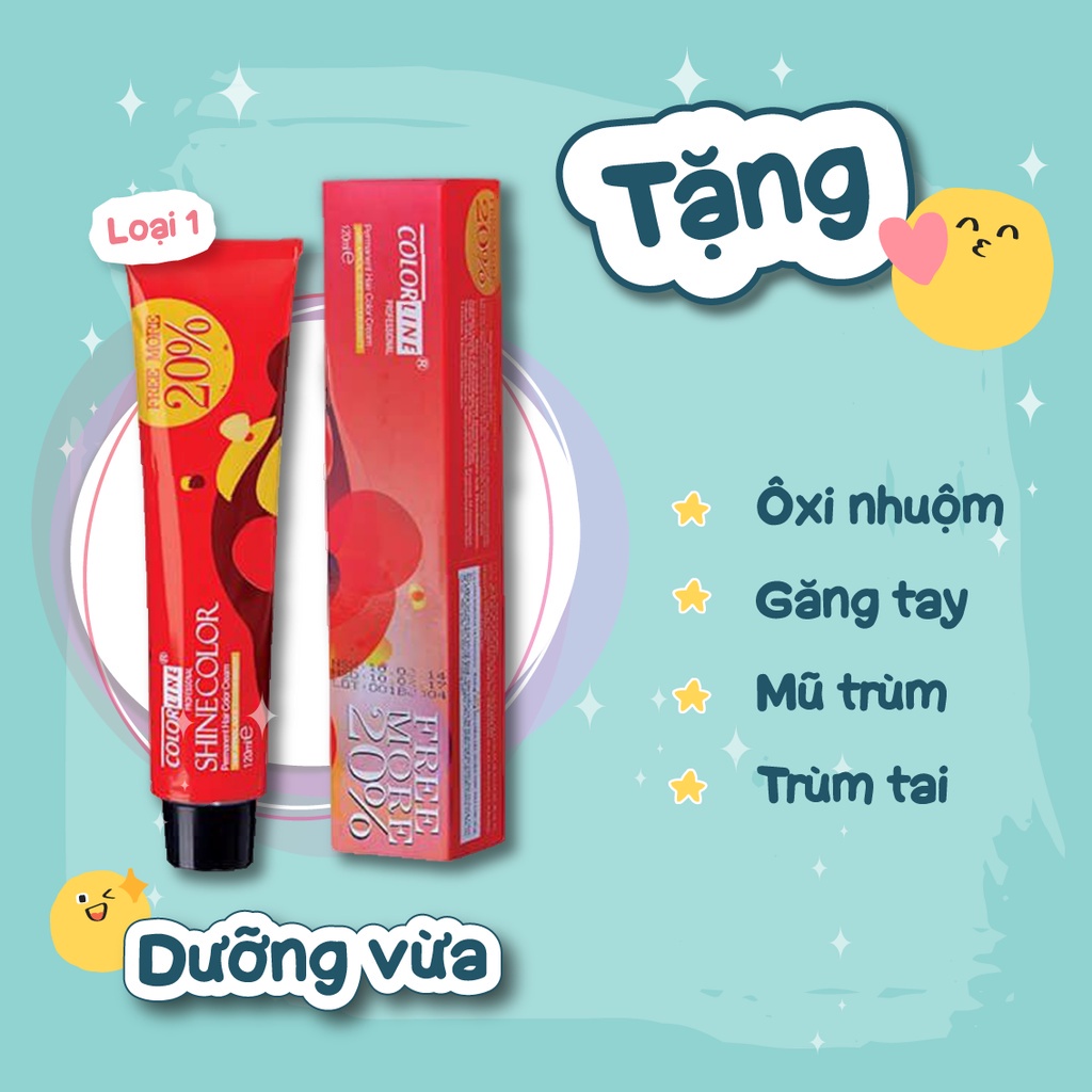Thuốc nhuộm tóc màu TRẮNG SỮA tại nhà đơn giản + tặng oxy trợ nhuộm và gang tay,dưỡng tóc bóng mượt, phục hồi hư tổn
