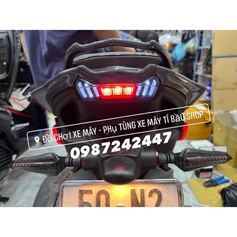 Cụm đèn hậu NVX V2 2021 - 2022 đổi màu tuỳ thích