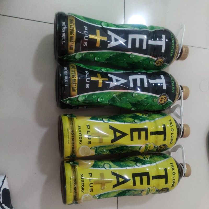 Trà olong tea plus chai 1 lít.