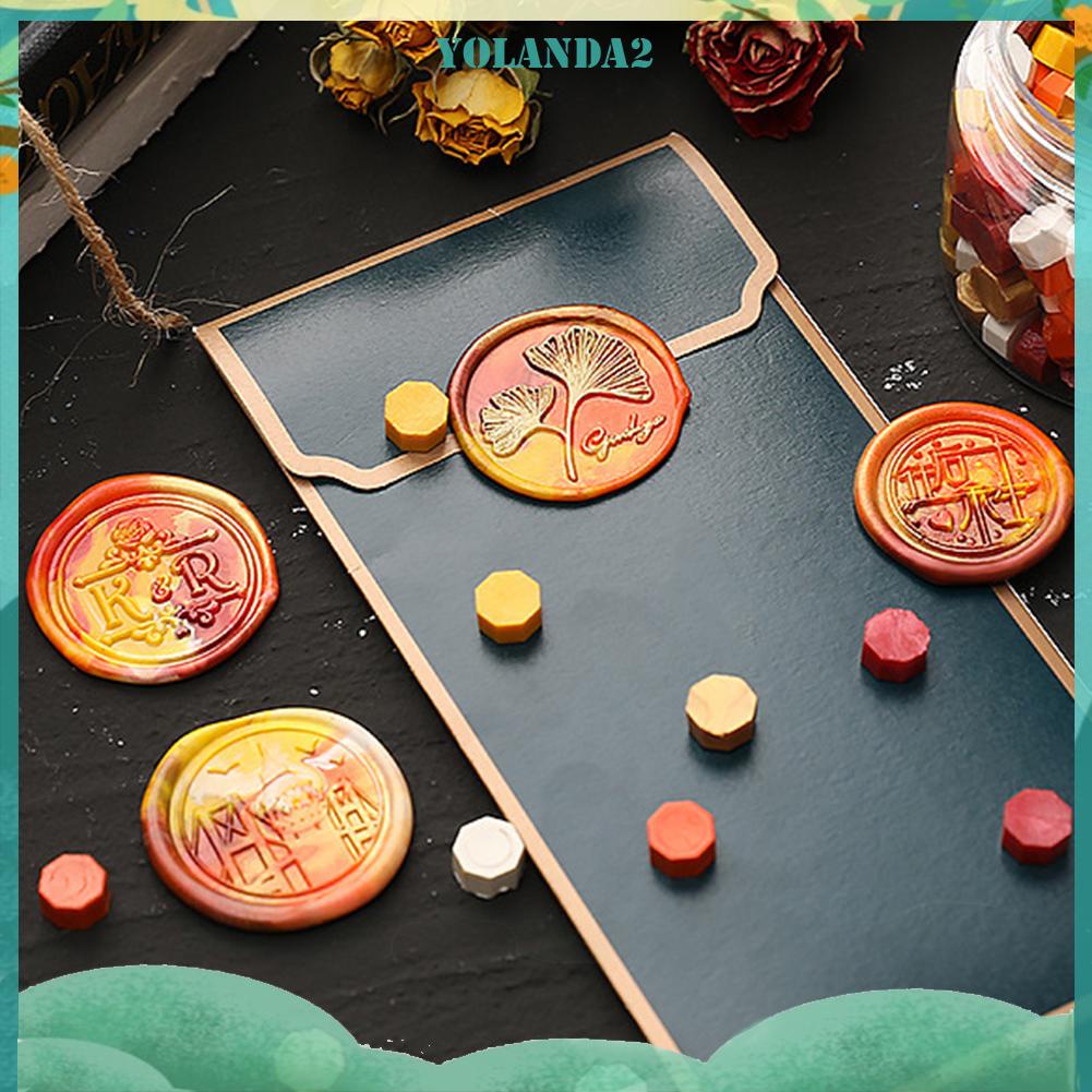 200 Viên Sáp Hình Bát Giác Dùng Đóng Dấu Niêm Phong Bì Thư