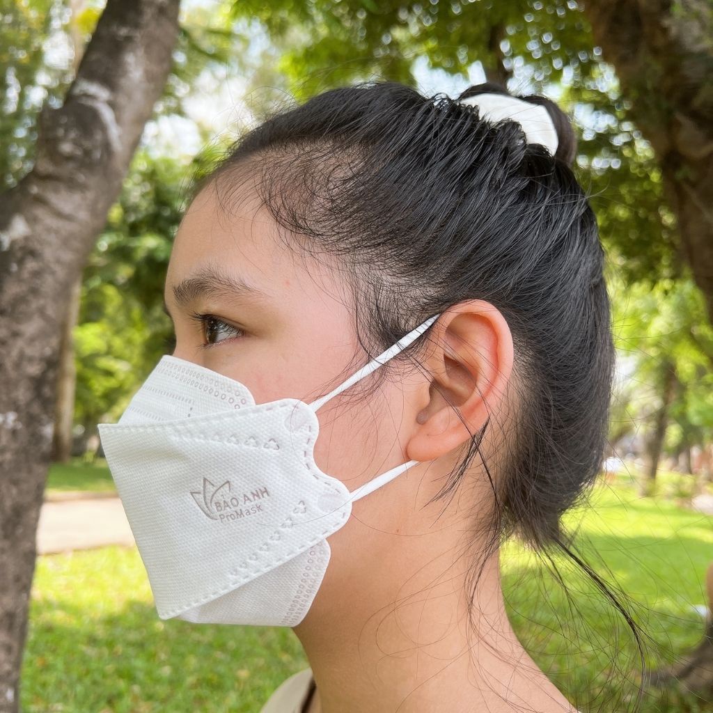 Khẩu trang KF94 4 lớp kháng khuẩn, 4d mask Hàn Quốc chống bụi mịn set 50 chiếc Xalamask