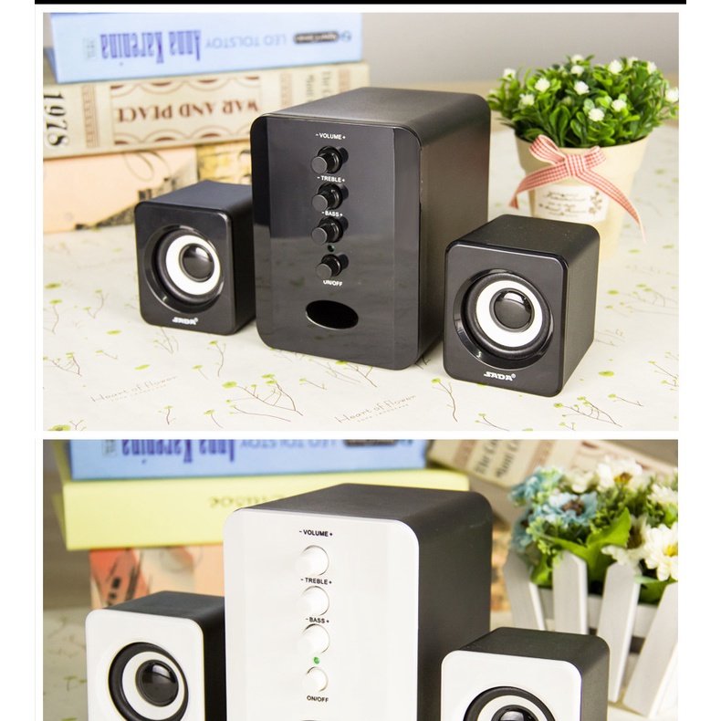 Loa máy tính D202 SUPER BASS TREBLE nhiều màu, dòng loa máy tính cao cấp cho laptop,pc,điện thoại